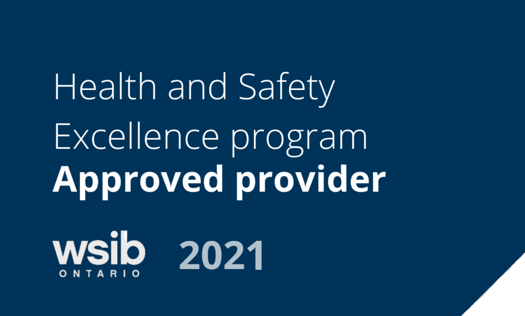 WSIB HSEp 2021 Approved Provider